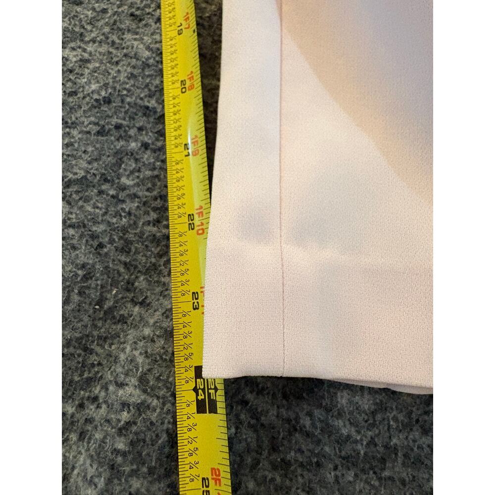 Theory Treeca New Pastel Pink Admiral Crepe Coquette Pull On Trousers 4 - Picture 9 of 9